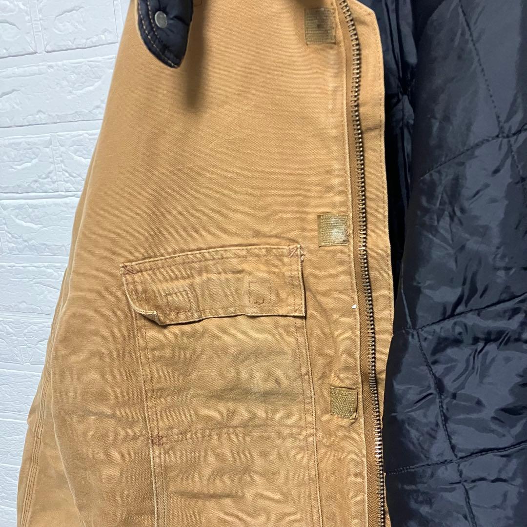 ●H13【US輸入】カーハート トラディショナルコート ブラウン系【2XL相当】