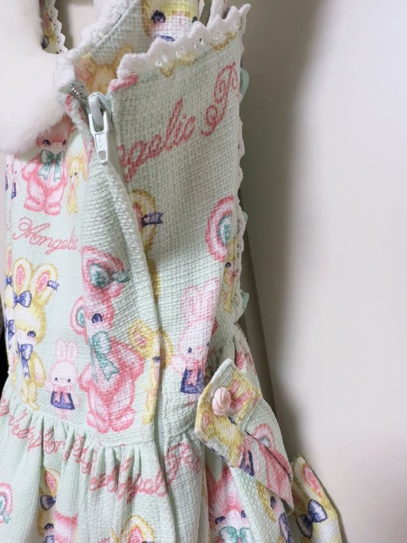 angelic pretty もこもこTOYS ジャンパースカート+ソックス