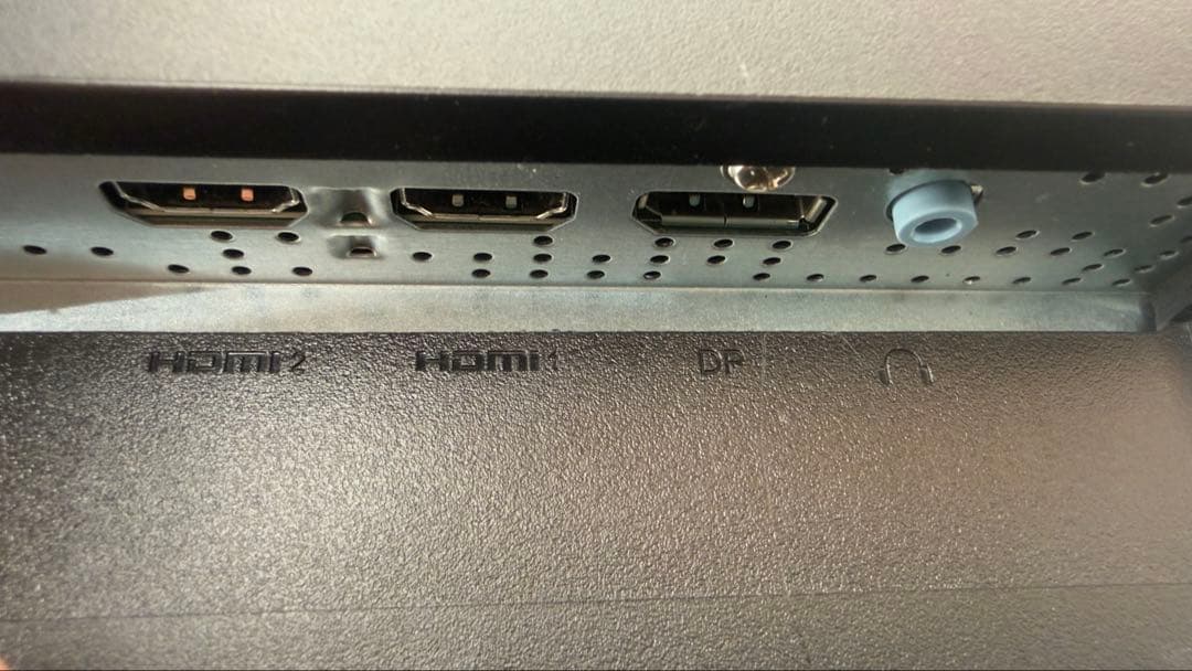 ViewSonic中古27インチPCゲーミングモニター　プラグ.配線コード付き