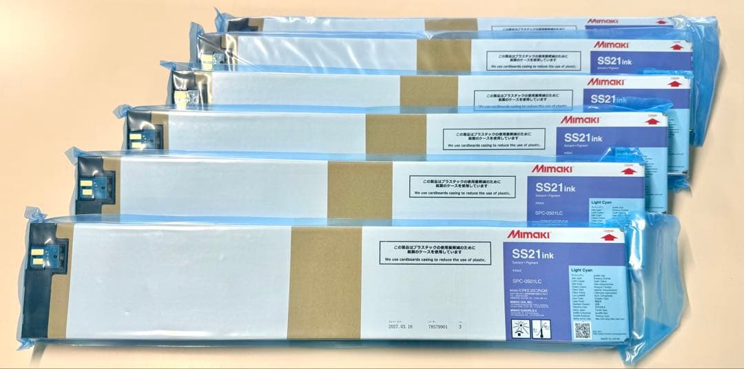 ミマキ インクSS21 (ライトシアン・ライトマゼンタのみ)各6本計12本セット