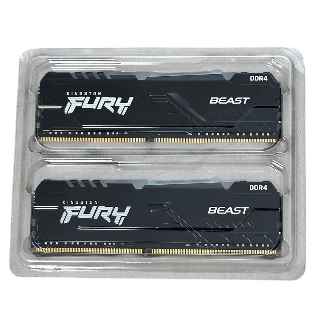 自作ゲーミングPC 32GB✨ キングストン DDR4 16GB2枚組