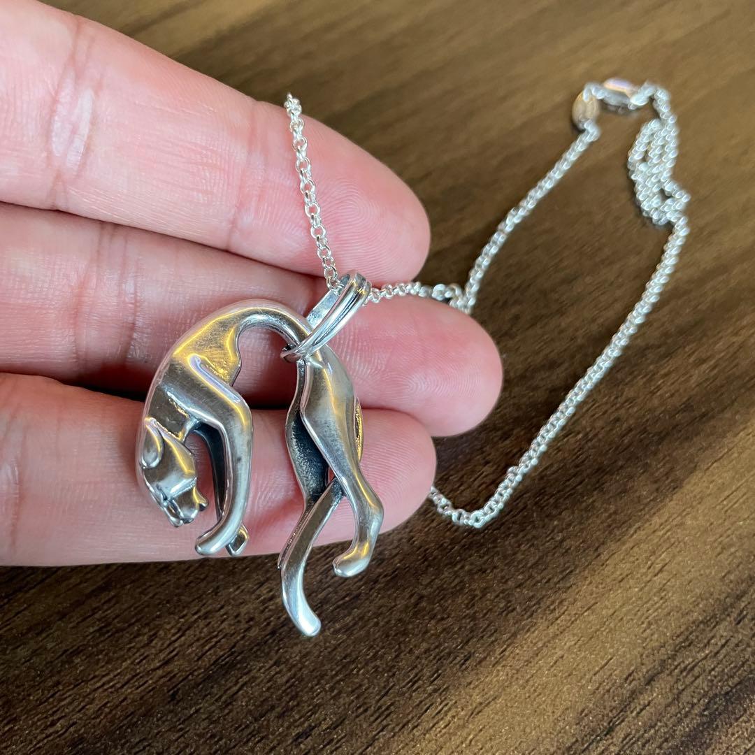 レオパード 舐達麻 バダサイ シルバー 925 ネックレス ハンドメイド