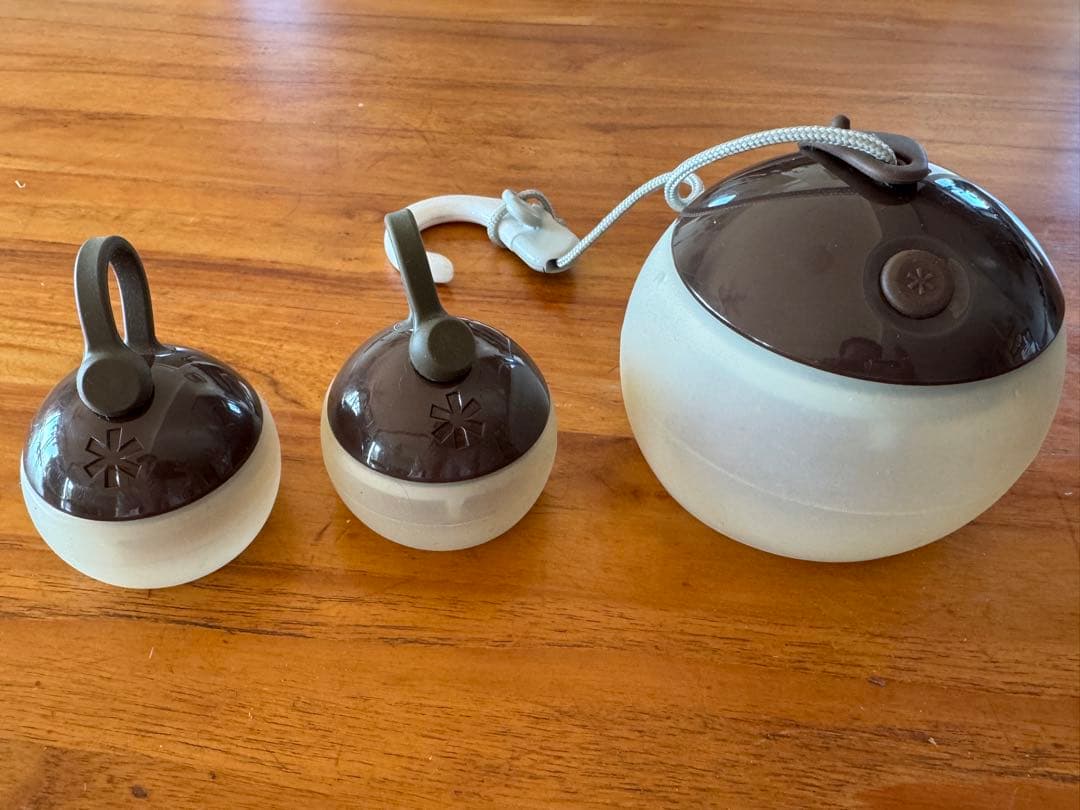 スノーピーク　ほおずき　ランタン 3個セット ブラウン