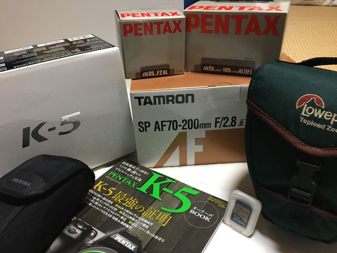 デジタル一眼レフカメラ Pentax（ペンタックス）K5＋各種レンズ他