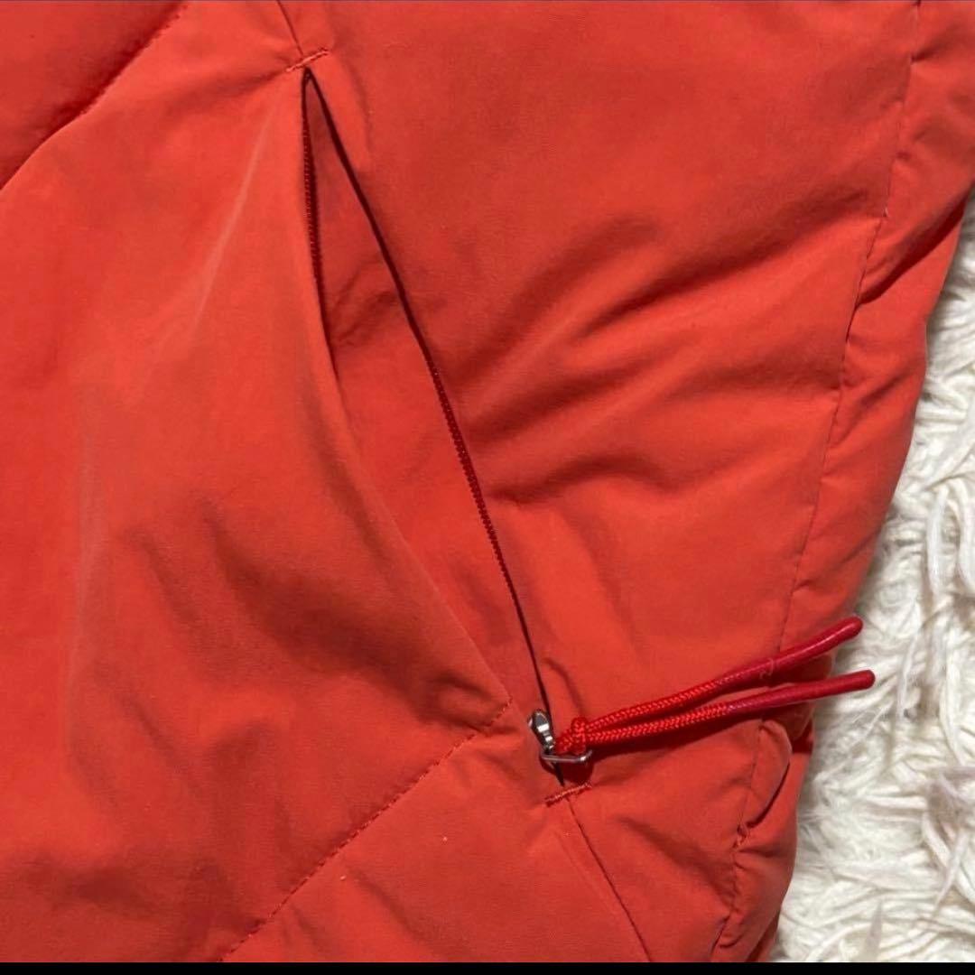 美品 最新 現行モデルエーグル 撥水 ショートパデッドフーデッドダウンジャケット