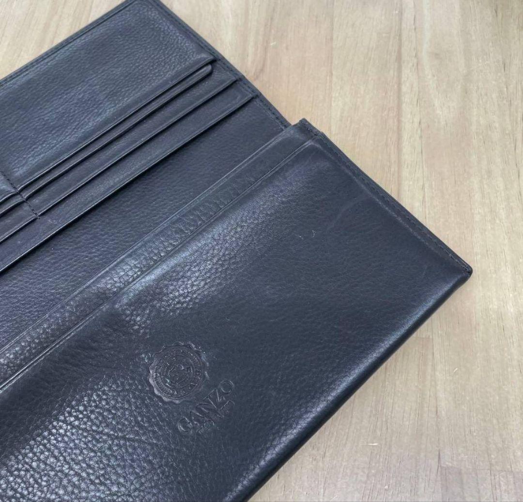 ganzo小銭入れ付き長財布 BABY CALF ベビーカーフ ファスナー