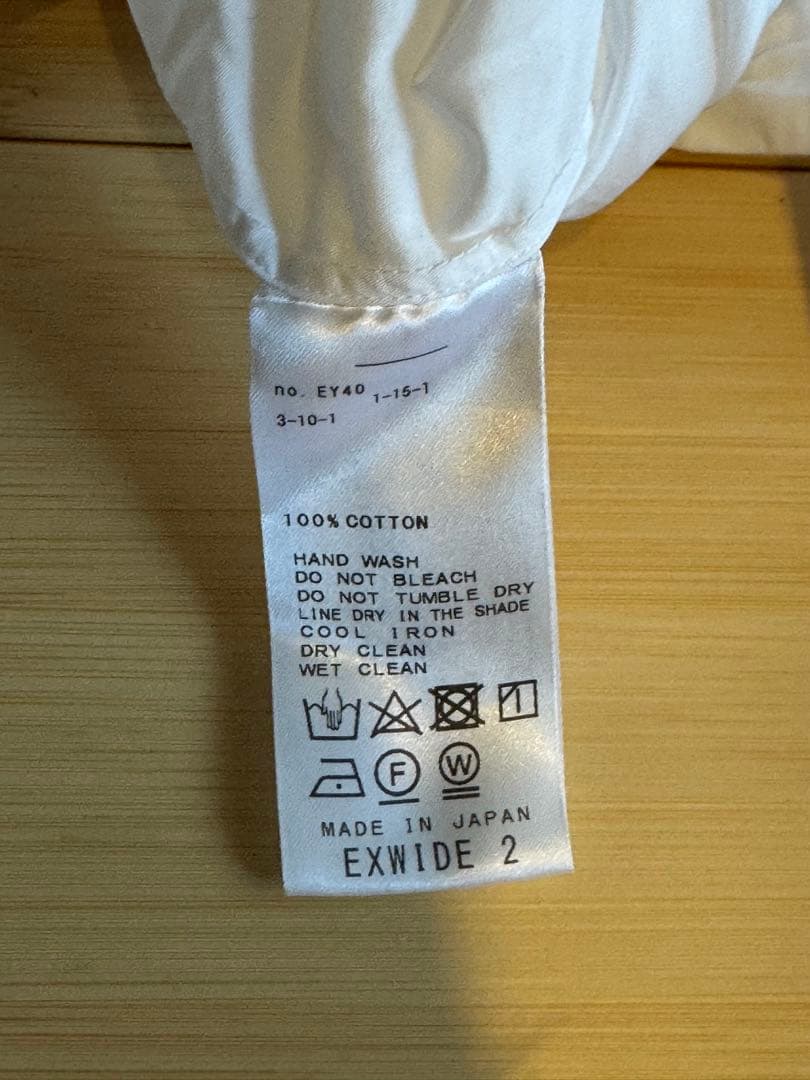 LE レショップ/EX-WIDE レギュラーカラーシャツ