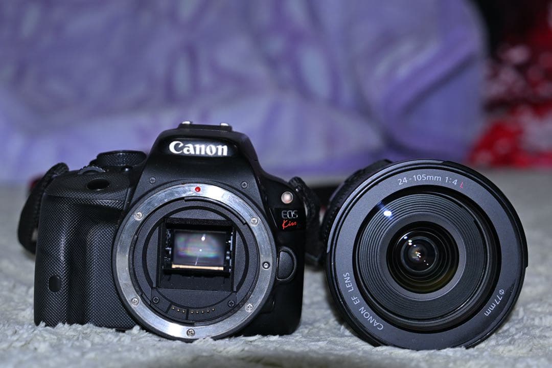 Canon EOS Kiss ボディとレンズEF 24-105mm f/4