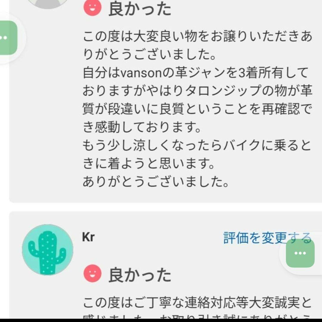 人気良品Vanson C2ライダース TALONZip36サイズ ダメでも対応有