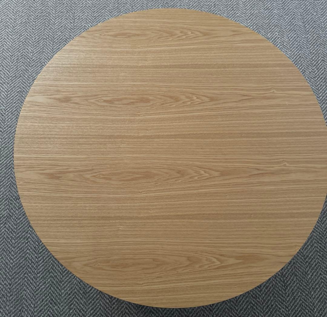 国産こたつ 円形 丸型100cmちゃぶ台タモ ※ハロゲンファンヒーター付