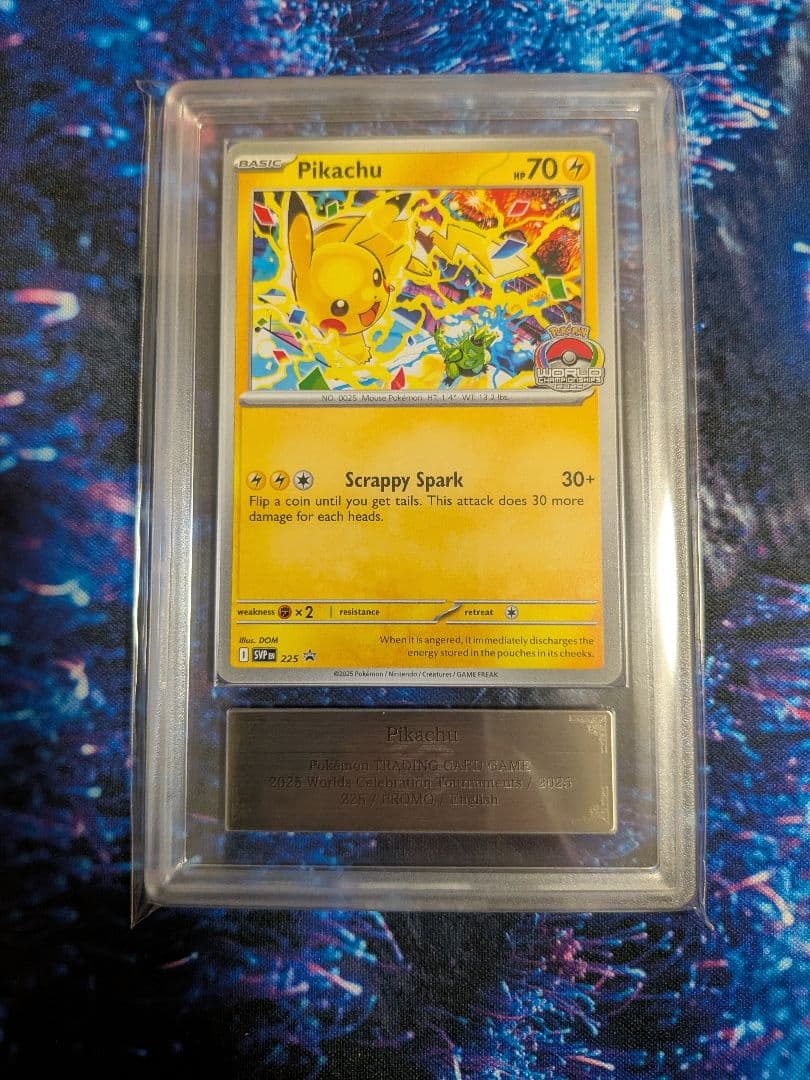 ARS10 ピカチュウ 225 wcs2025 鑑定書付き プロモ②