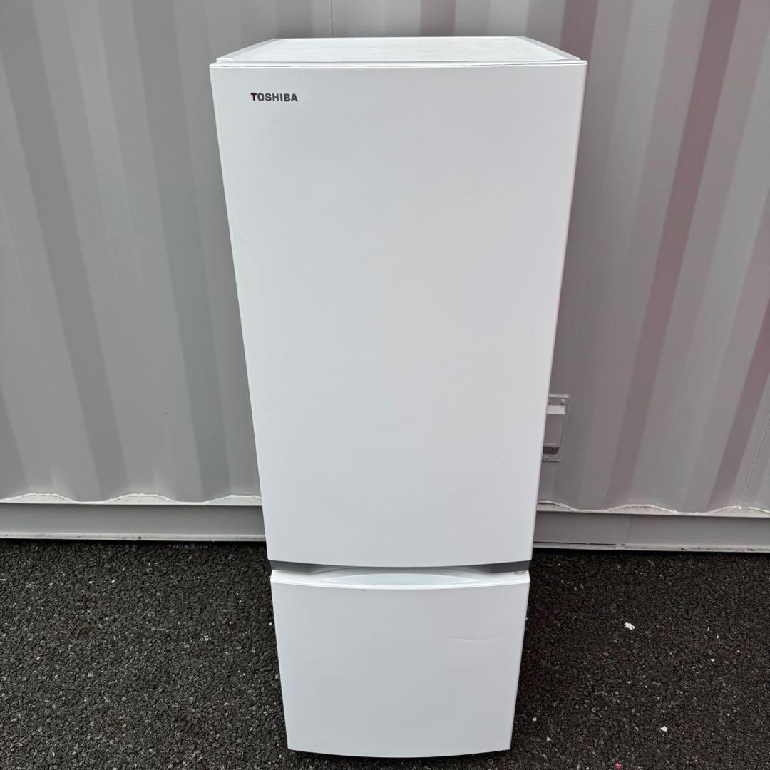 A519★2020年製★東芝　冷蔵庫　大型　ホワイト　自動霜取り