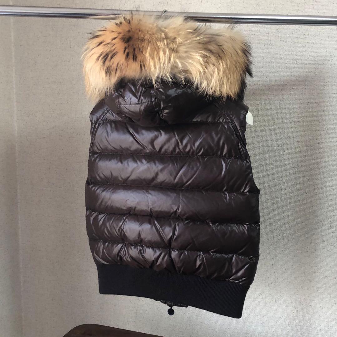 美品 moncler モンクレール TARN GILET ダウンベスト ファー