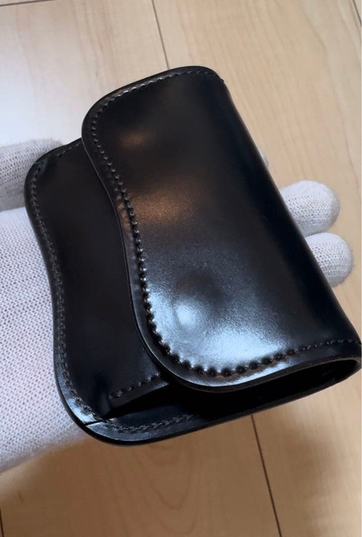 ラストクロップスタング　シェルコードバン　ブラック