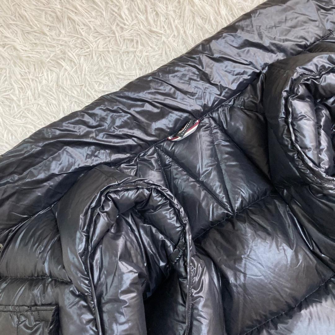 17210✨コルマー 52 LL シャイニー 肩ロゴ ダウンジャケット ブラック