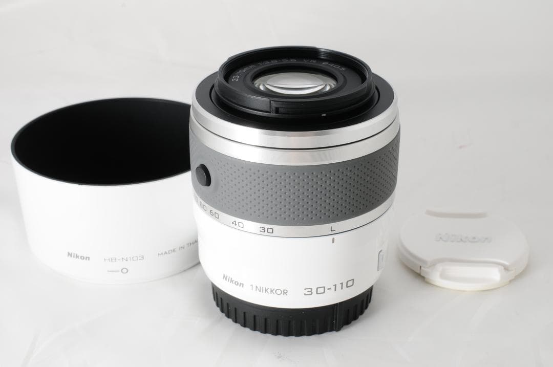 【超望遠レンズ】1 NIKKOR VR 30-110mm F3.8-5.6 白