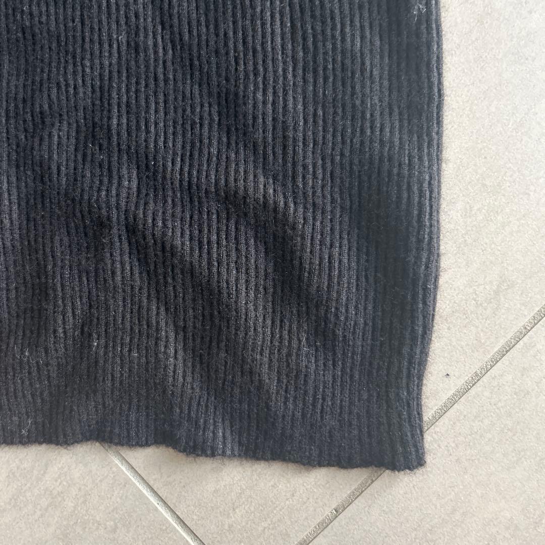 【美品】CHANEL カシミア100% ニット　Vネック　ブラック　黒