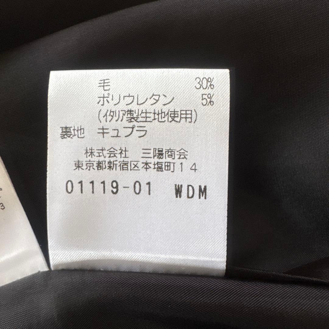 美品　KOF KRIZIAブラックストライプ フォーマル　パンツスーツ　Lサイズ