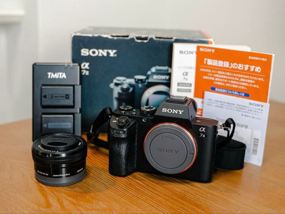 SONY α7 II ミラーレス一眼 レンズキット / バッテリー2個付き