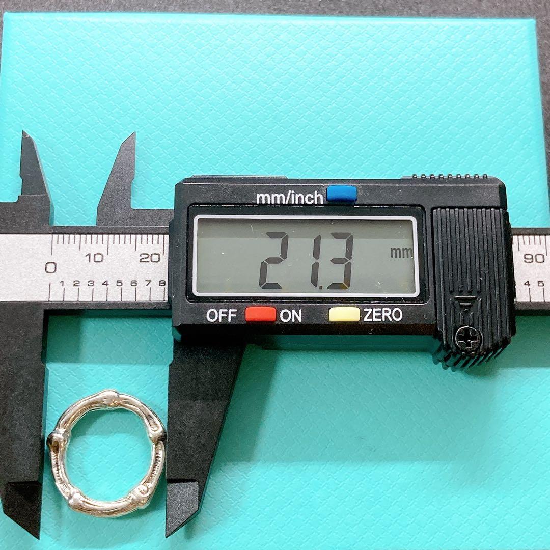 ティファニー バンブー リング 6～7.5号 925 シルバー 竹 オールド