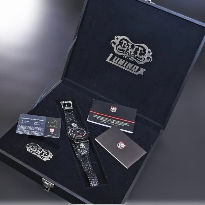 ビルウォールレザー × ルミノックス コラボ第2弾 BWL ブラック 腕時計