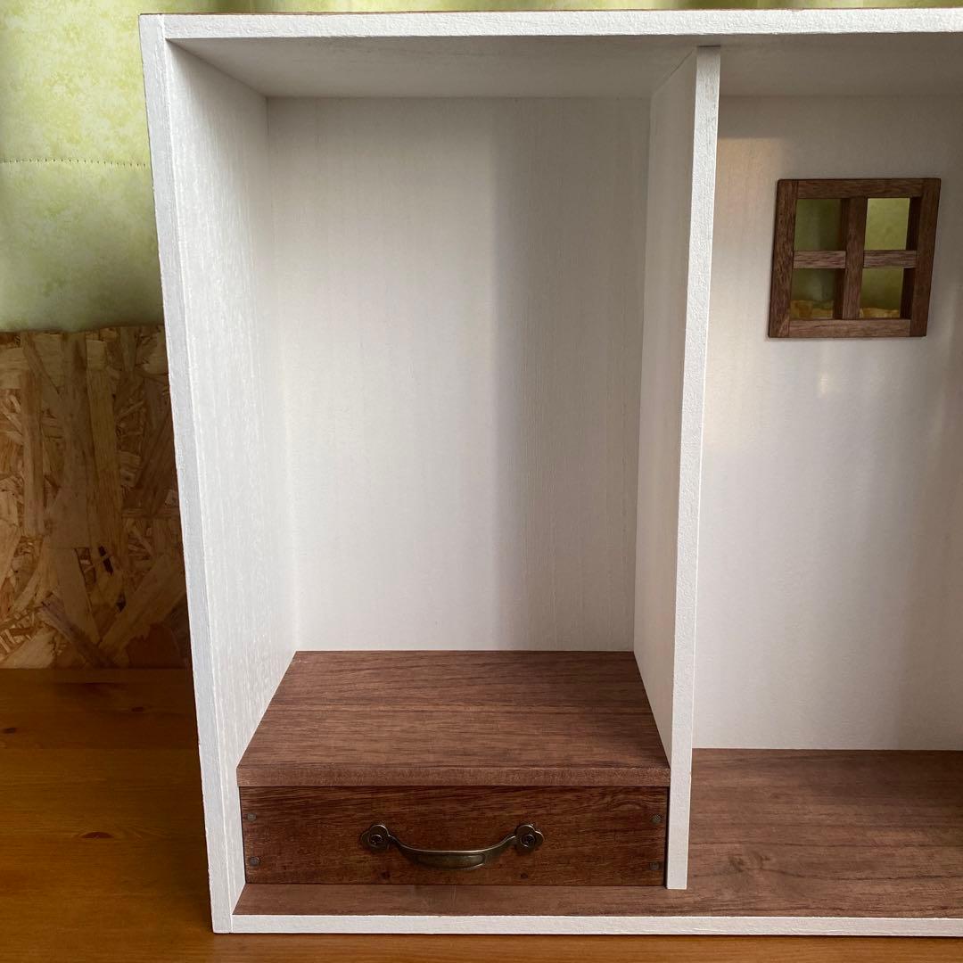 おうち型人形用木製収納ケース　ネオブライス　アイシードール　ドール用クローゼット