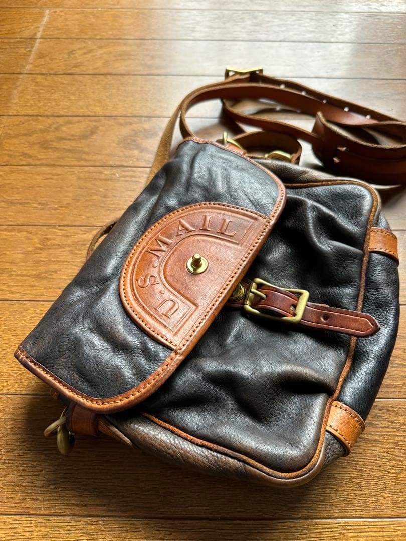 U.S.MAIL ポストマンバッグ ショルダーバッグ 本革 レザー