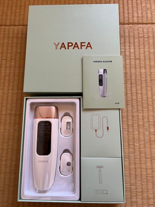 YAPAFA 2022夏冷感脱毛器 60万発 9段階 男女兼用 純正正規品