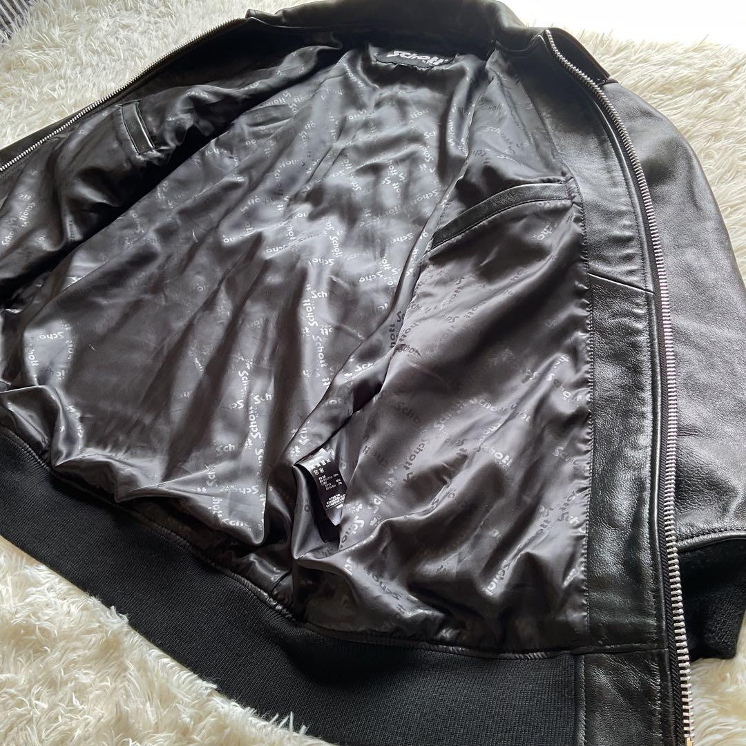 美品✨Schott×FREAK’S STOR 別注　レザージャケット　本革　L