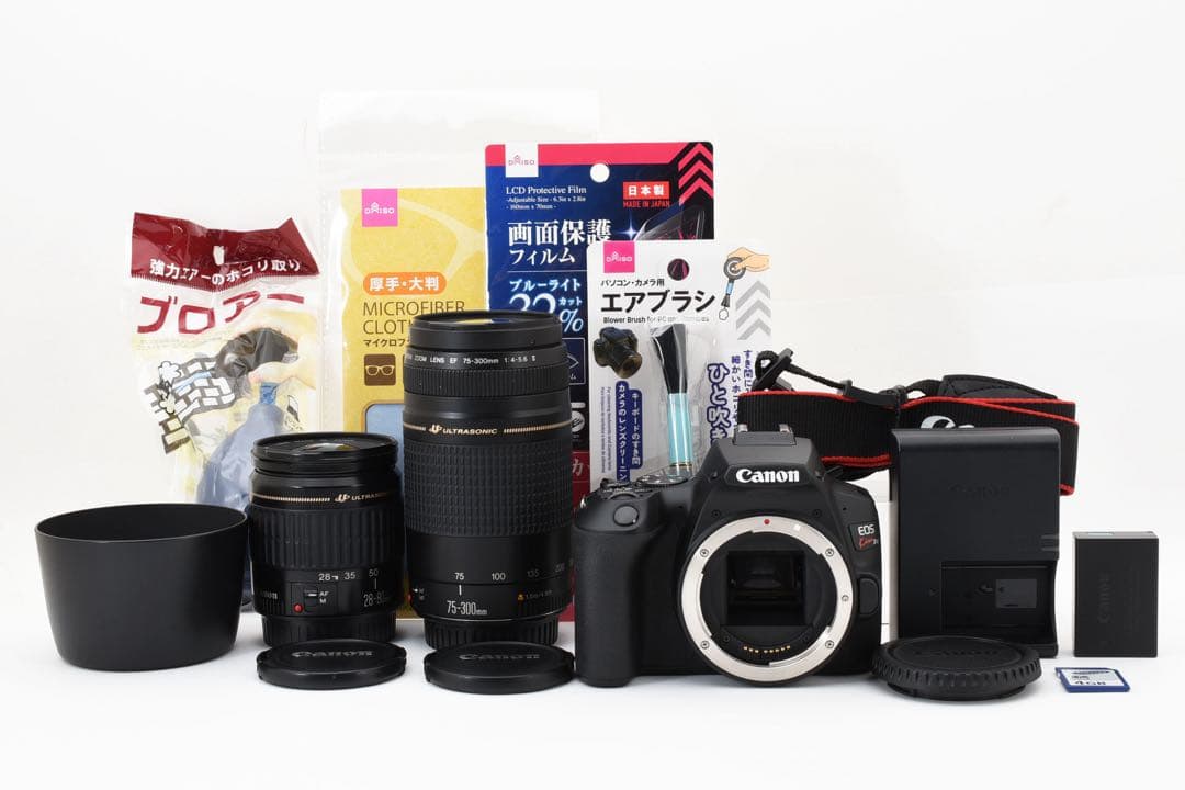 デジタル一眼レフカメラ　Canon kiss X10標準&望遠ダブルレンズセット