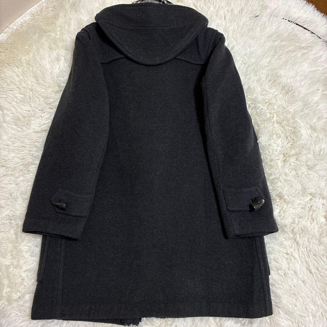 美品　バーバリー Burberrys ダッフルコート ノバチェック柄　グレー