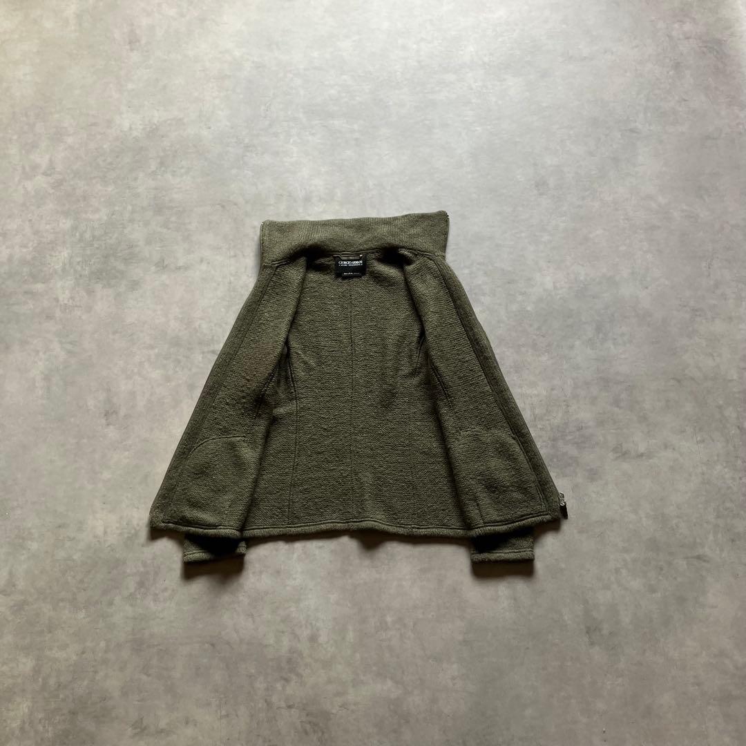トップス 90s giorgio armani ds knit jacket