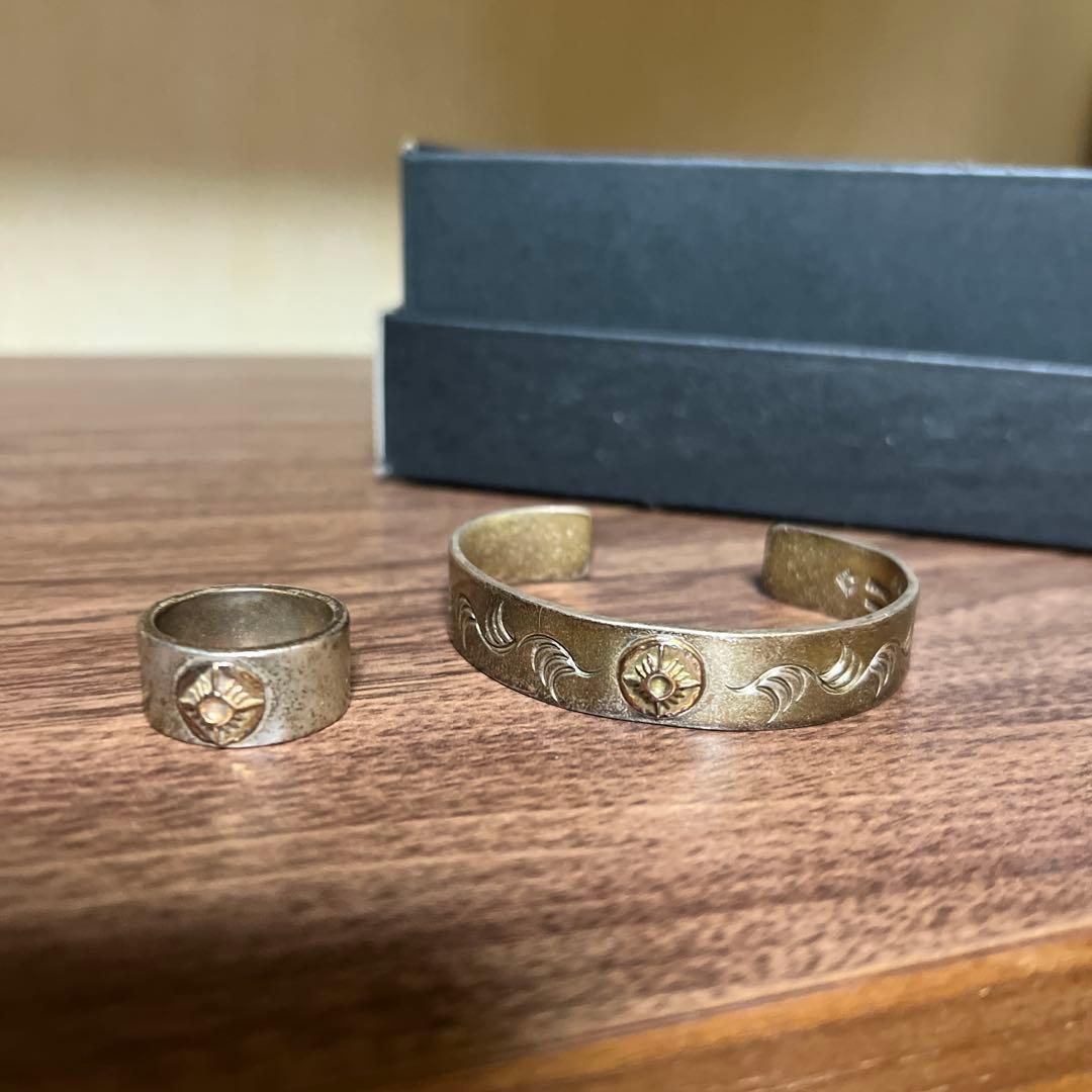 アリゾナフリーダム　シルバー ネックレス バングル リング K18 セット