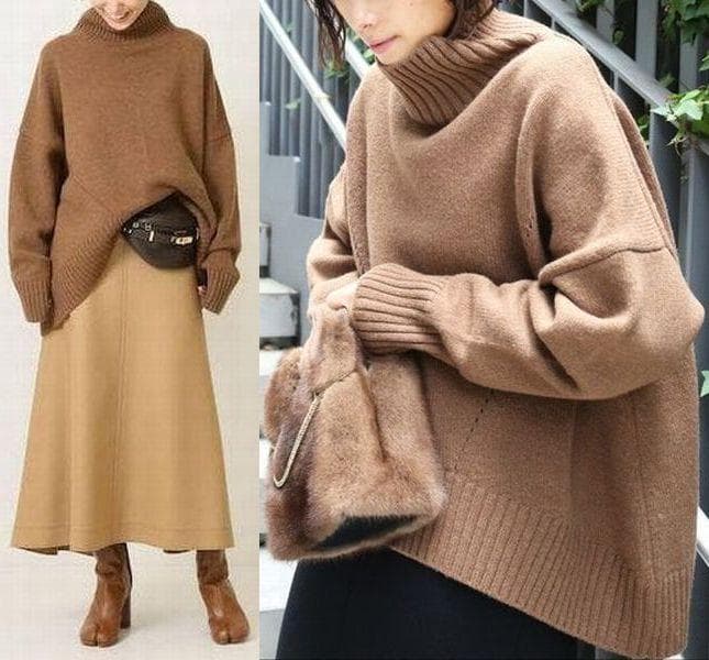 ドゥーズィエムクラス CINOH タートルネックニット