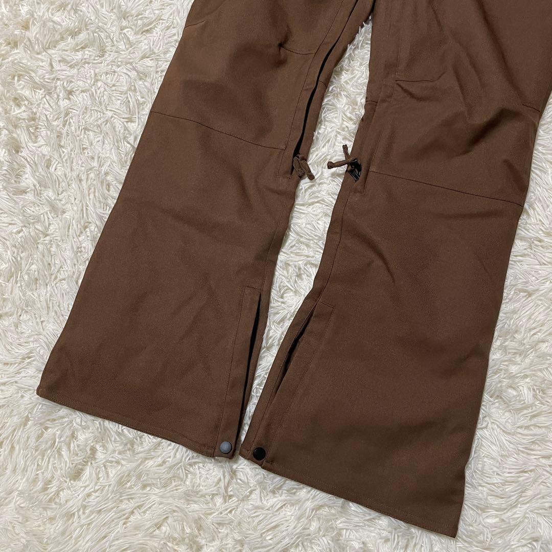 【りす】スノボウェア 上下セット カーキ ブラウン スノーボード