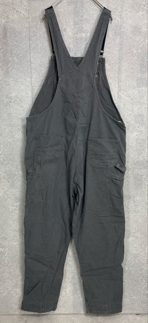 カーハート　オーバーオール　ダブルニー　ビックサイズ　グレー　W46 L34