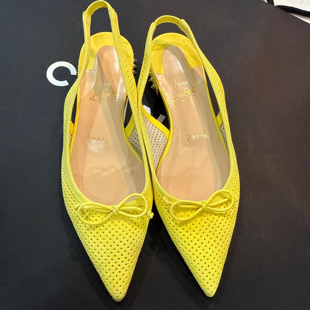 Christian Louboutin イエローミュール　36