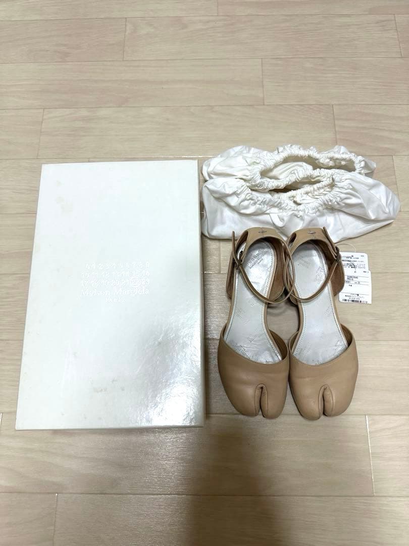 Maison Margiela アンクルストラップ　タビ　ベージュ　35サイズ