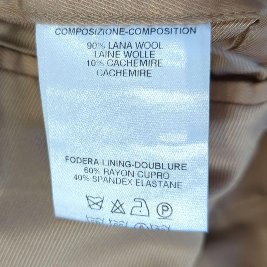 人気 グッチ セットアップ ダブル パンツスーツ 40 44 ベージュ L