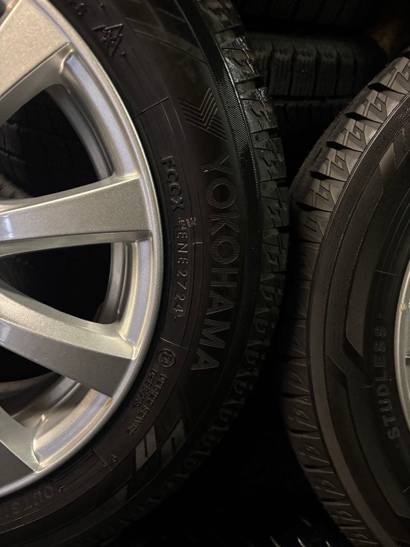 ◇送料込み◇165/65R14YOKOHAMA中古スタッドレス4本 2024年製