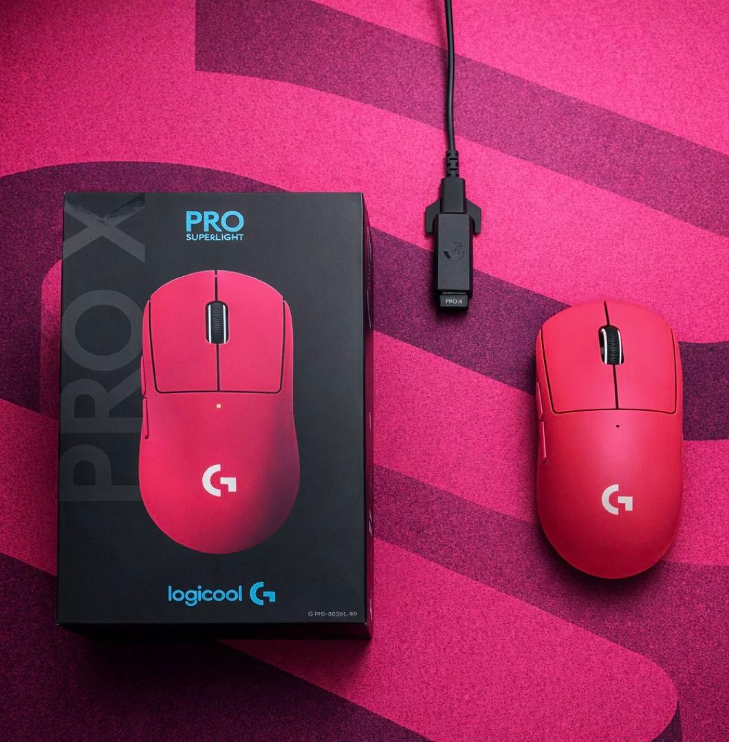 マウス・トラックボール logicool G PRO X SUPERLIGHT red