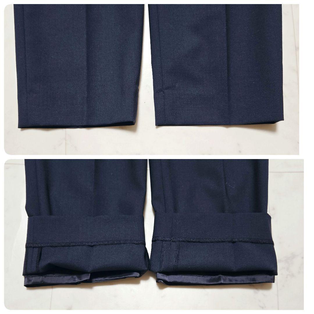 【タグ付き】 グリーンレーベルリラクシング ノーラペル ノーカラー パンツスーツ