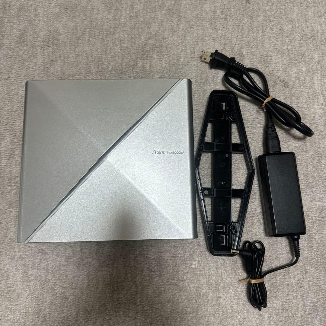 NEC WX6000HP 無線LANルーター シルバー