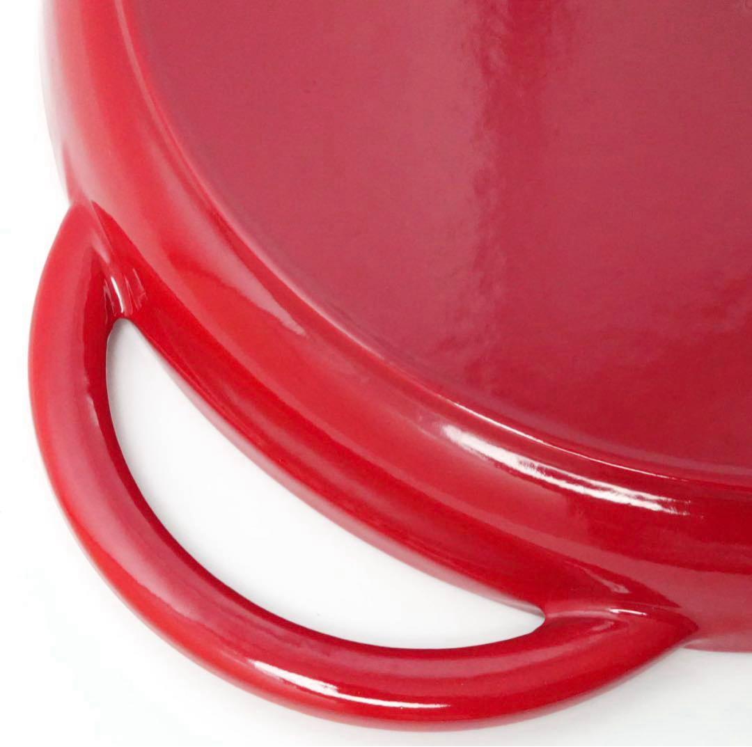 【美品】ストウブ staub ピュアグリル ラウンド 26cm チェリー