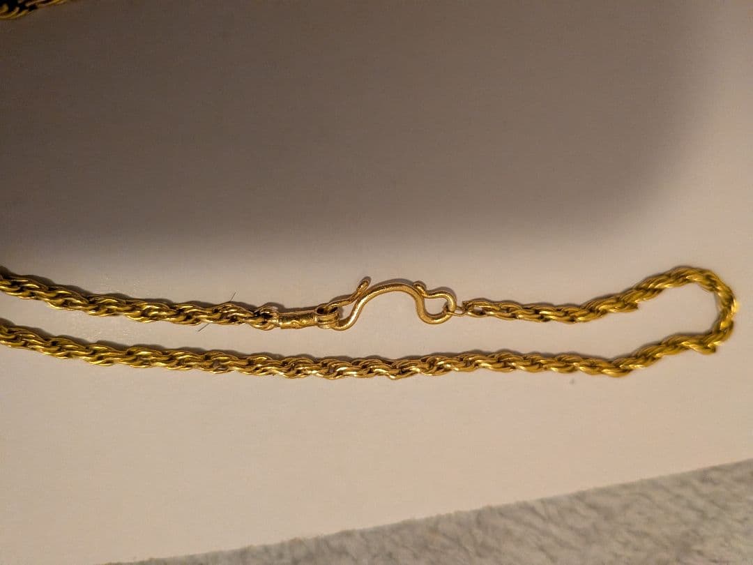 23金 7.1グラム ネックレス タイ製