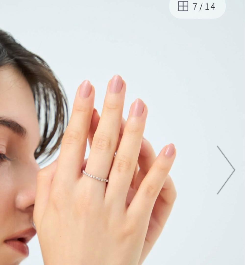 ete ラインストーン　チェーンリング　M