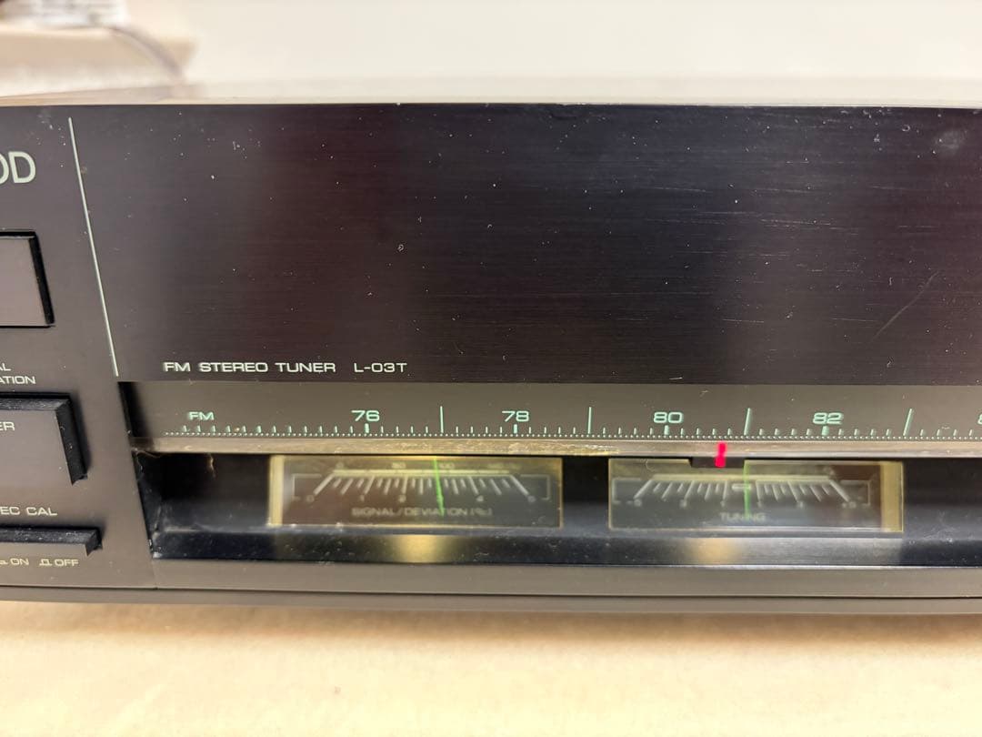 その他 KENWOOD FM STEREO TUNER L-03T