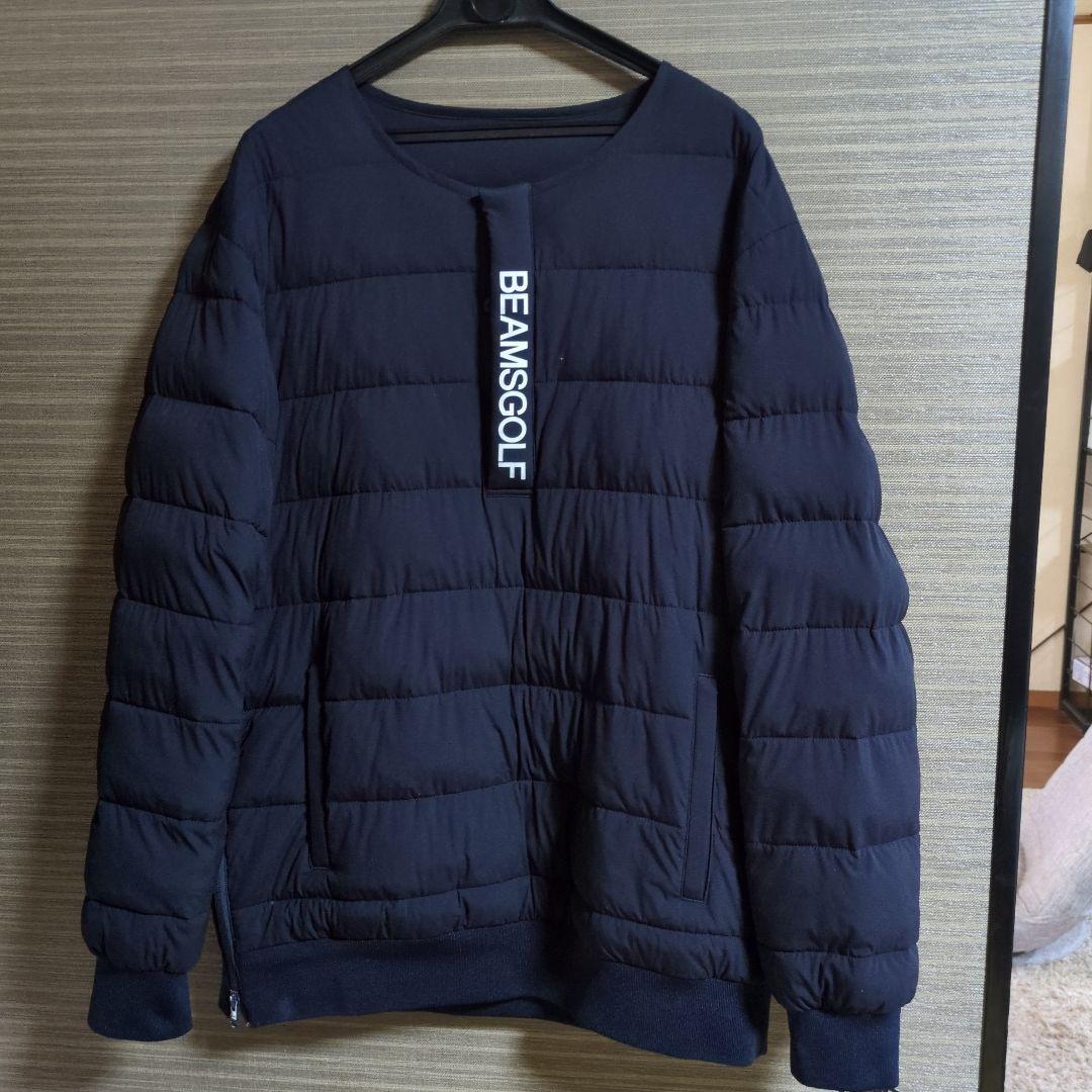 BEAMS GOLF ネイビー ダウンジャケット