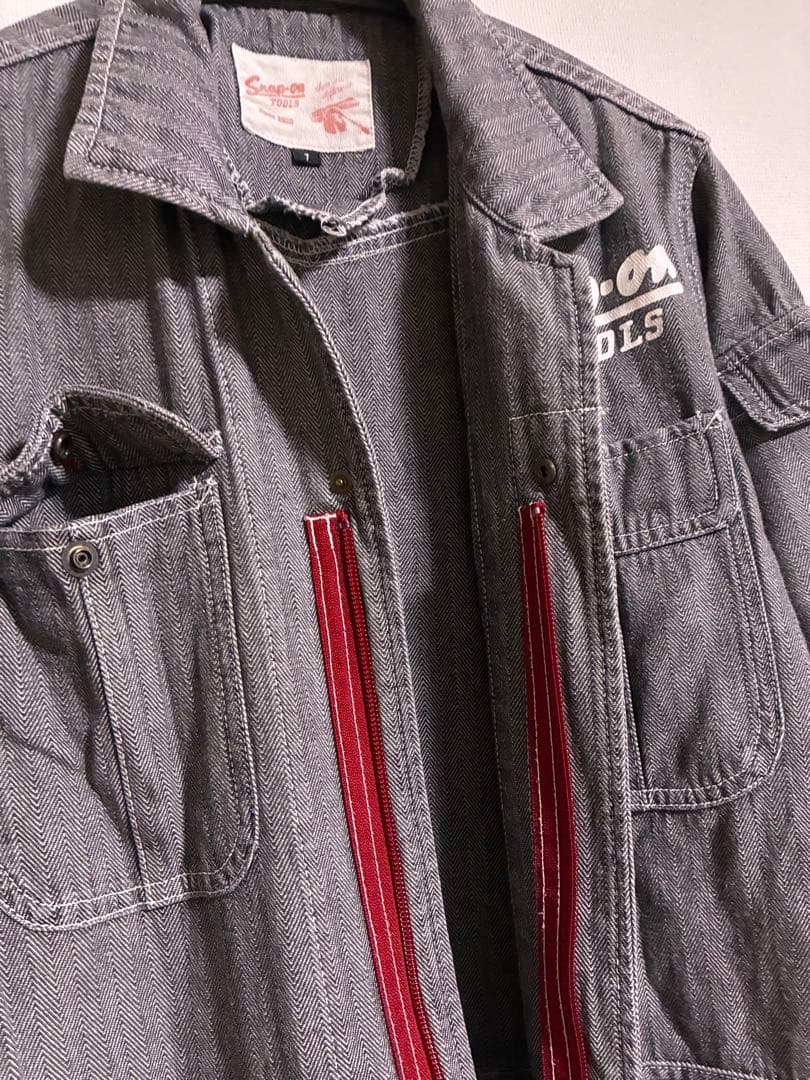 Snap-on つなぎ160 XS 美品　希少　ヘリンボーン