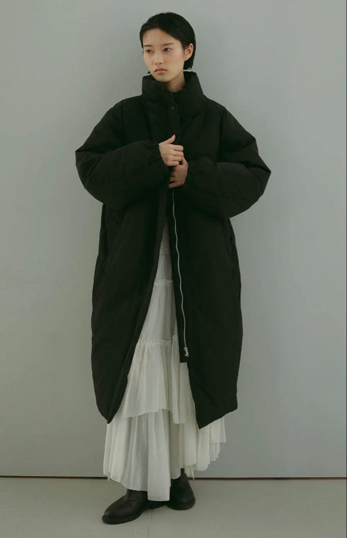 掲載2月末迄　CASA FLINE カーサフライン　ダウンロングコート ブラック